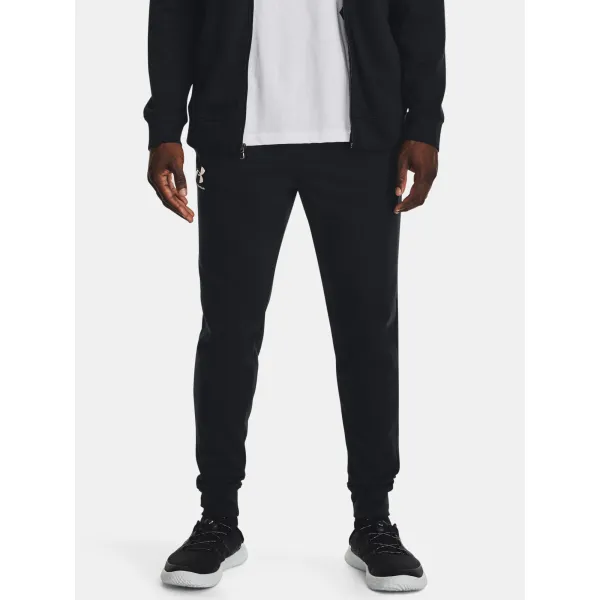 Herren-Jogginghose UNDER ARMOUR UA RIVAL TERRY JOGGER 1380843-001 SCHWARZ 