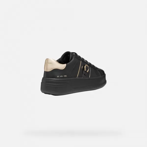  Damen-Sneaker GEOX SPHERICA ECUB-2 G009714 SCHWARZ 