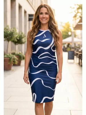 Premium-Kleid für Damen ALTISPORT VOJ/ALW088SAT03 BLAU