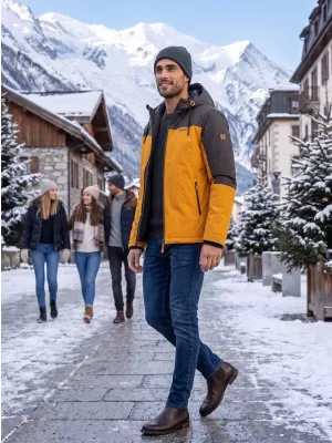Herren-Winterjacke ALTISPORT GOLDWIN SENF