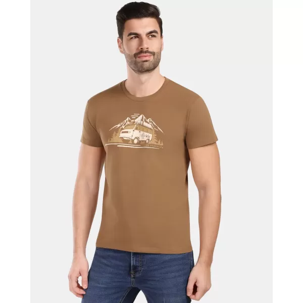  Herren-T-Shirt KILPI SPACER-M ZM0305KI BRAUN 