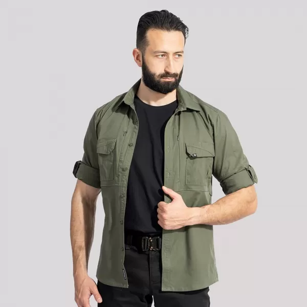  Herrenhemd PENTAGON PLATO SHIRT K02019 KHAKI 