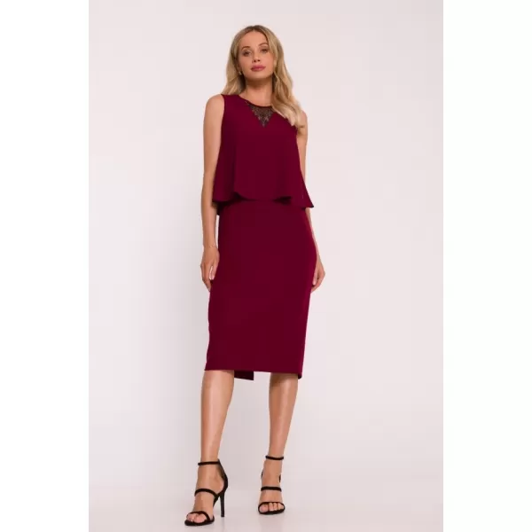  Kleid STYLOVE S422 KASTANIENBRAUN 
