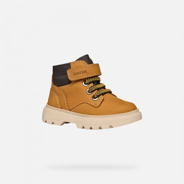  Stiefeletten für Jungen GEOX KIDDARTAH BERNSTEIN 