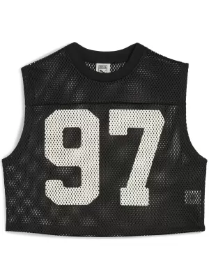 Tanktop PUMA X ROSÉ RELAXED MESH TOP 63380401 PUMA SCHWARZ