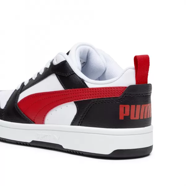  Babyschuhe PUMA REBOUND V6 LO JR 39383304 PUMA WEIß/ROT/SCHWARZ 