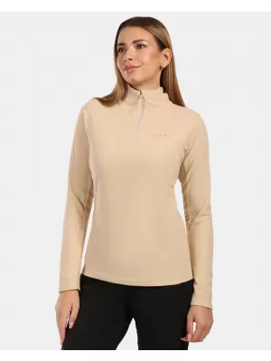 Fleece-Sweatshirt für Damen KILPI ALMERI-W ZL0211KI BEIGE