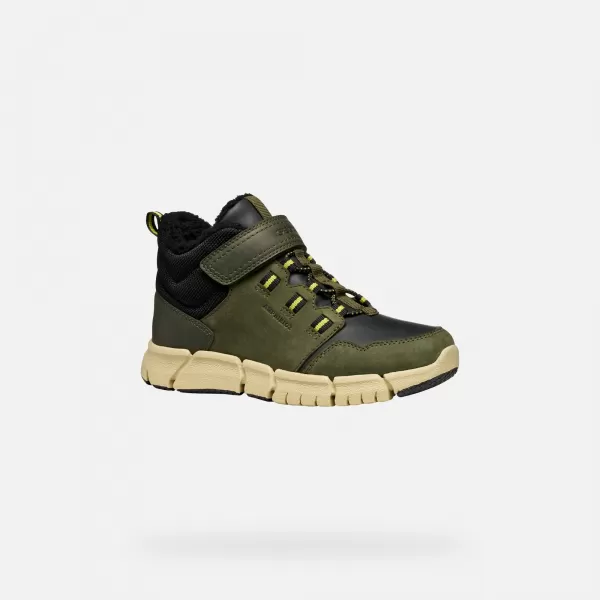  Stiefeletten für Jungen GEOX FLEXYPER B ABX J949XA032MEC0498 KHAKI 
