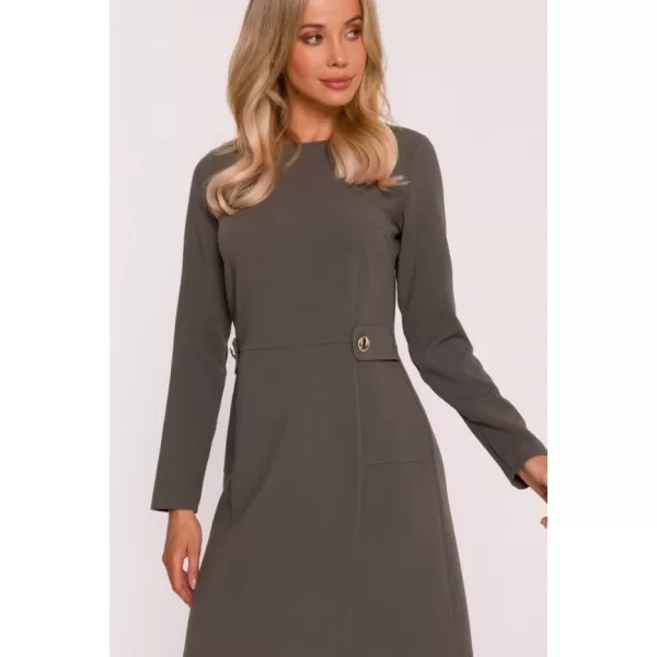  Kleid STYLOVE S419 KHAKI 