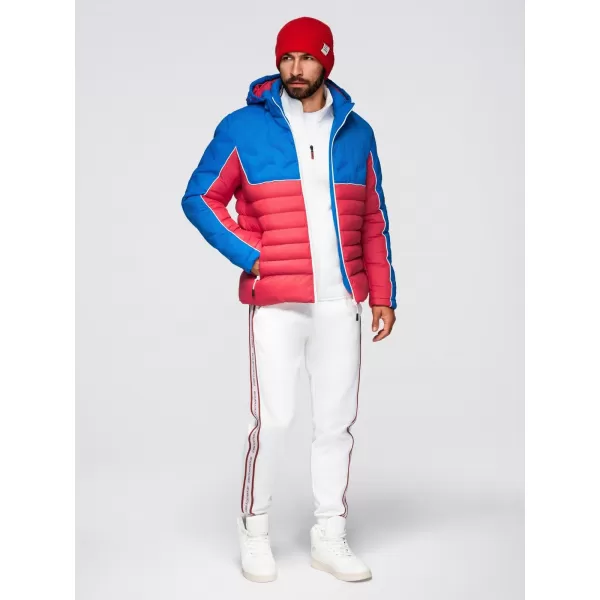  Jacke OMBRE OM-JALP-0206 BLAU UND ROT 