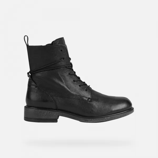  Damen-Stiefeletten GEOX CATRIA SCHWARZ 
