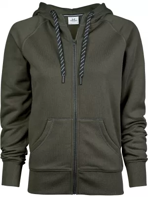 Damen-Sweatshirt TEE JAYS | TJ 5436 TIEFGRÜN