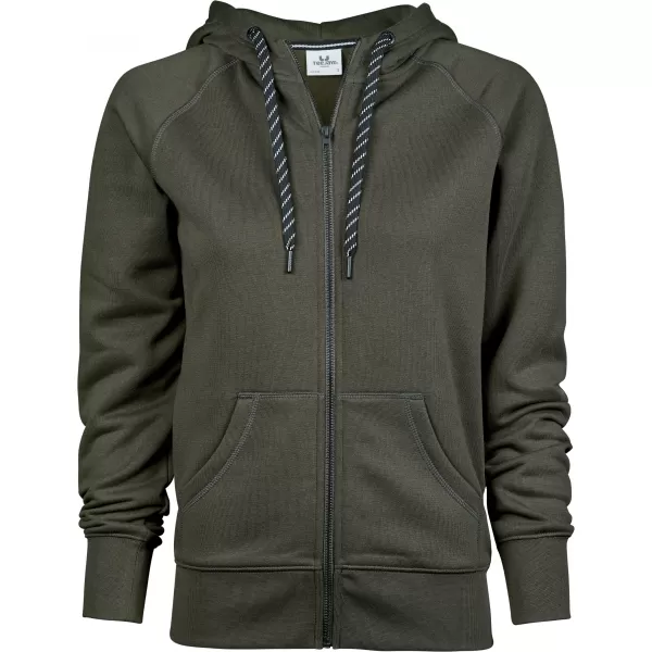 Damen-Sweatshirt TEE JAYS | TJ 5436 TIEFGRÜN 