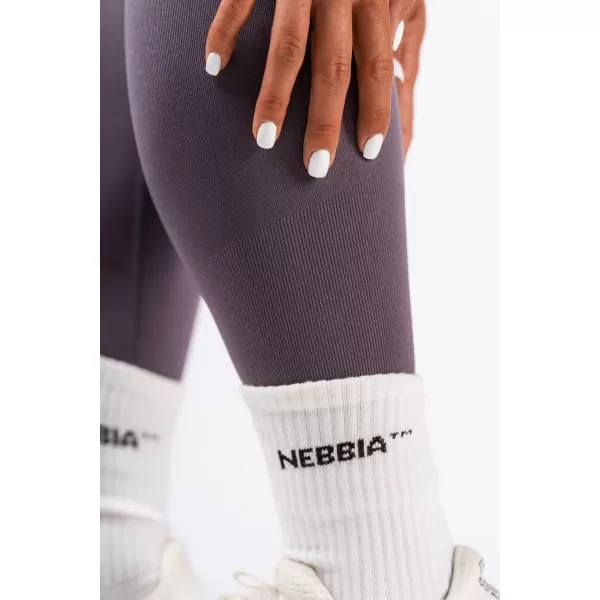  Extra-Push-Up-Leggings mit hoher Taille FLOW SEAMLESS 496 DUNKELGRAU Nebbia 