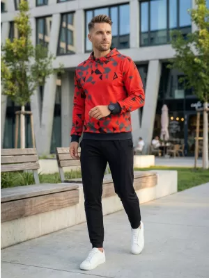 Hochwertiges Funktions-Sweatshirt für Herren ALTISPORT VOJ/ALM108MI01 ROT