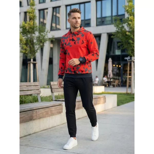  Hochwertiges Funktions-Sweatshirt für Herren ALTISPORT VOJ/ALM108MI01 ROT 
