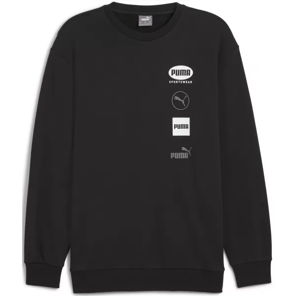  Herren -Sweatshirt PUMA POWER GRAPHIC CREW 68275101 PUMA SCHWARZ 