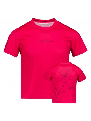 Funktionaler t -Shirt -Prämie von Kindern ALTISPORT VOJ/ALK075TR01 LEUCHTEND ROT