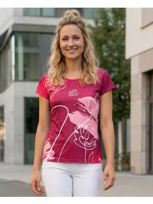Damen Freizeitshirt Premium ALTISPORT VOJ/ALW120TR06 FUCHSIE