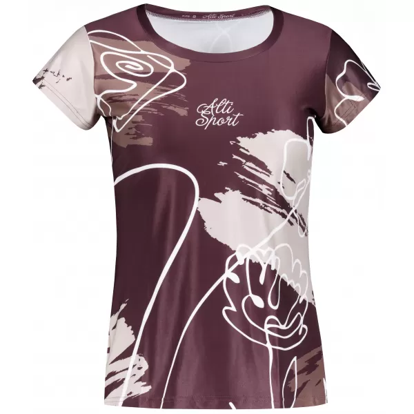  Damen Freizeitshirt Premium ALTISPORT VOJ/ALW120TR06 BRAUN 