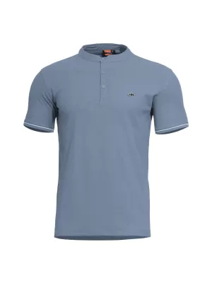 T-Shirt PENTAGON LEVANTES HENLEY T-SHIRT STRIPES K09025 MORGENBLAU