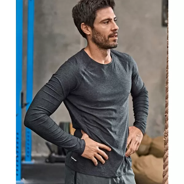  Herren-T-Shirt TEE JAYS | TJ 7022 MARINEBLAU MELIERT 