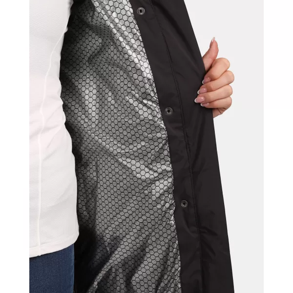  Damenmantel KILPI MAIRA-W ZL0127KI SCHWARZ 