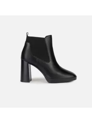 Damen-Schnürschuhe GEOX TEULADA SCHWARZ