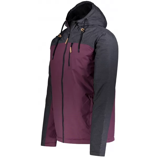  Herren-Winterjacke ALTISPORT NEROM BURGUND 