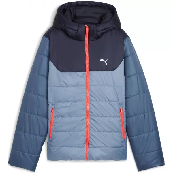  Jacke PUMA ESS HOODED PADDED JACKET 68522634 COOL BLAU 