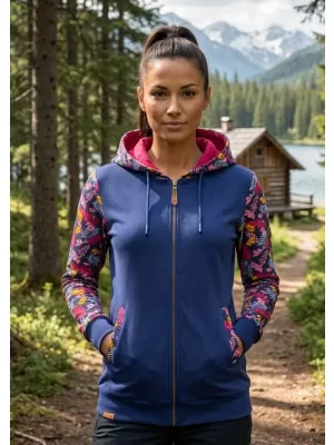 Damen-Sweatshirt ALTISPORT GALAH DUNKELBLAU