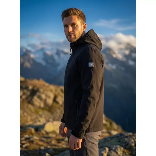  Herren -Softshelljacke ALTISPORT NEWET SCHWARZ 