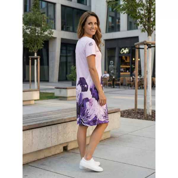  Erweitertes Premium-T-Shirt für Damen ALTISPORT VOJ/ALW090SAT02 LILA 