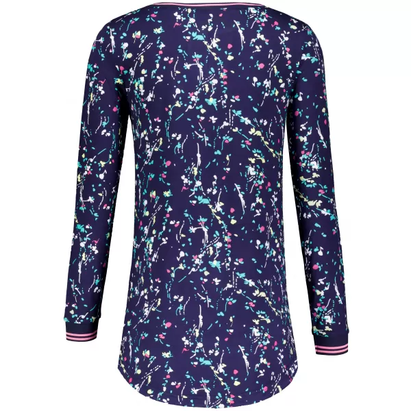  Langes T-Shirt für Damen ALTISPORT GUSSIE DUNKELBLAU 