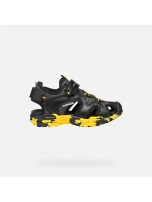 Sandalen für Jungen GEOX BOREALIS SCHWARZ