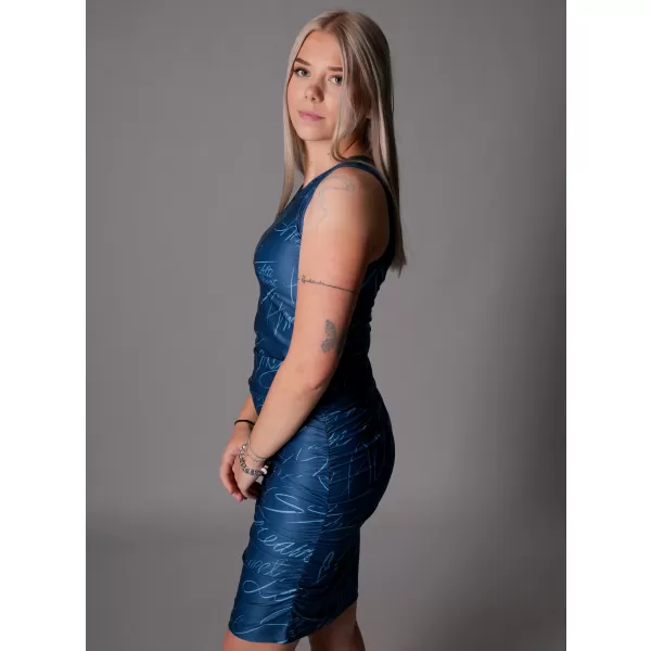 Premium-Kleid für Damen ALTISPORT VOJ/ALW084SAT03 BLAU 