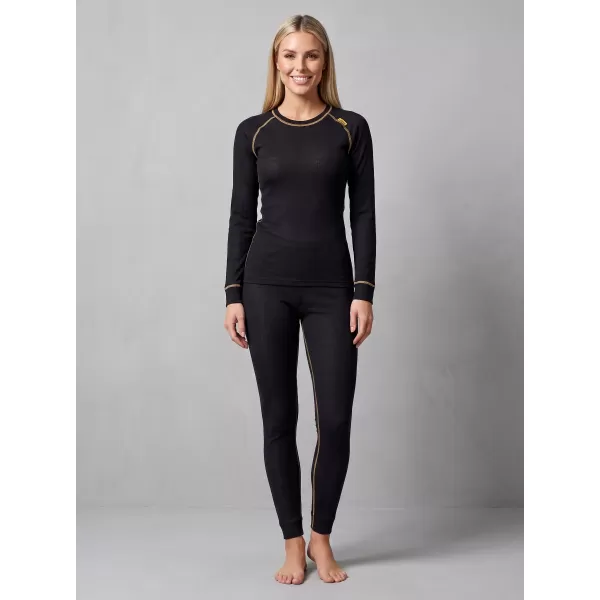  Thermo-Set für Damen ALTISPORT GOLDA SCHWARZ/GOLD 