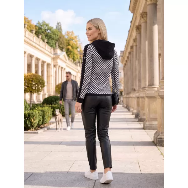  Damen-Sweatshirt ALTISPORT GILL SCHWARZ/WEIß 