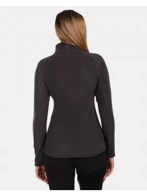 Fleece-Sweatshirt für Damen KILPI ALMERI-W ZL0211KI SCHWARZ