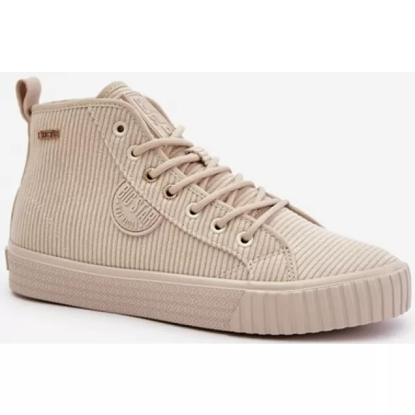  Isolierte Damen-Sneaker BIG STAR OO274771 BEIGE Big Star Shoes 