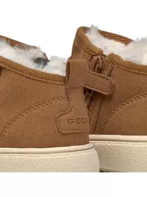 Stiefeletten für Mädchen GEOX THELEVEN HELLBRAUN