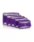 Satz von Organisatoren HEYS ECO PACKING CUBE 5PC SET II LILA