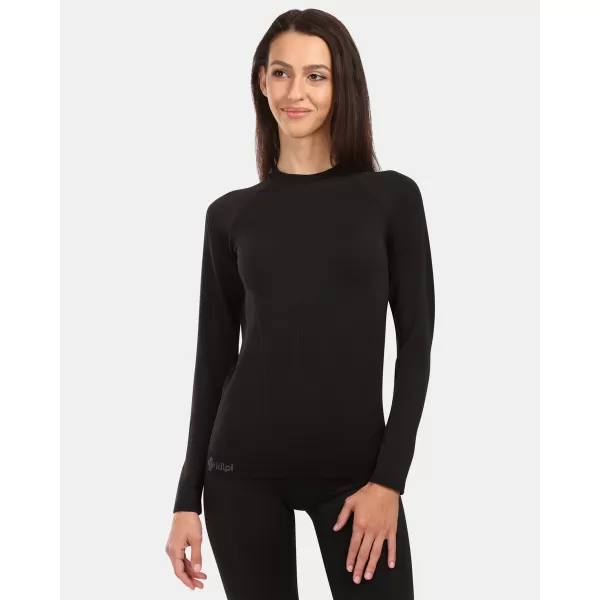  Thermo-T-Shirt für Damen KILPI CAROL-W ZL0503KI SCHWARZ 