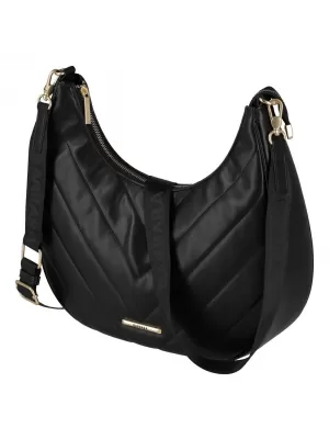 Handtasche TRAVELITE BARBARA COZY HOBO BAG SCHWARZ
