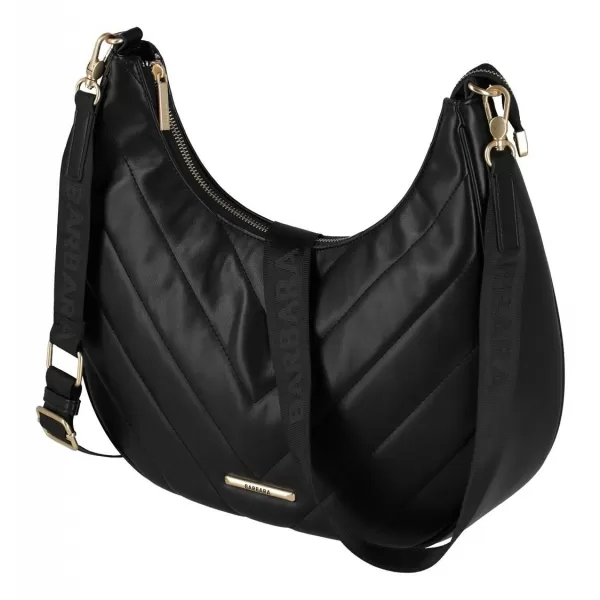  Handtasche TRAVELITE BARBARA COZY HOBO BAG SCHWARZ 