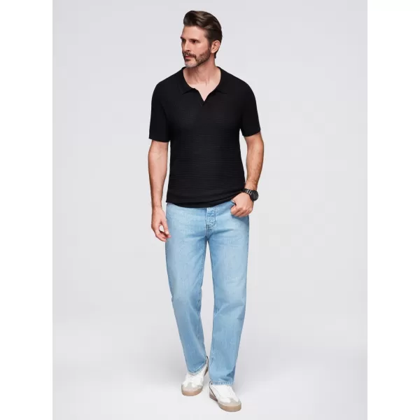  Herren t -Shirt OMBRE OM-POSS-0157 SCHWARZ 