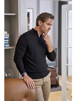 Herrenpullover TEE JAYS | TJ 6010 GRAUE MELANGE