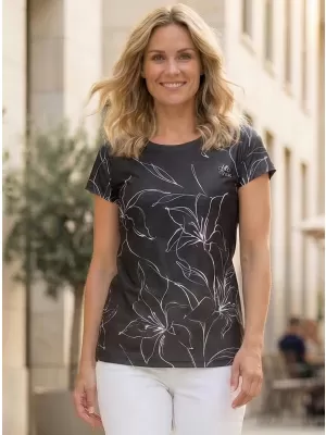 Damen Freizeitshirt Premium ALTISPORT VOJ/ALW100TR06 SCHWARZ
