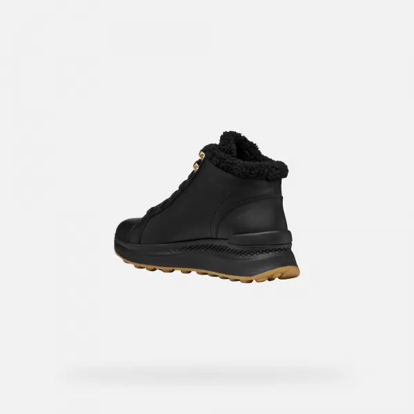  Damen-Sneaker GEOX SPHERICA ACTIF X2 G009708 SCHWARZ 