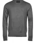 Herrenpullover TEE JAYS | TJ 6000 GRAUE MELANGE